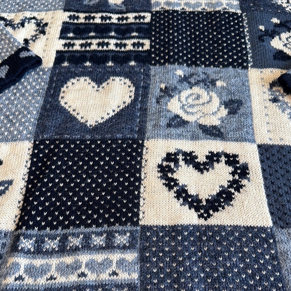 Vintage Basic Editions Patchwork Heart And Rose S… - image 4